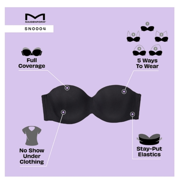 Maidenform NWT 36DD - Picture 3 of 5